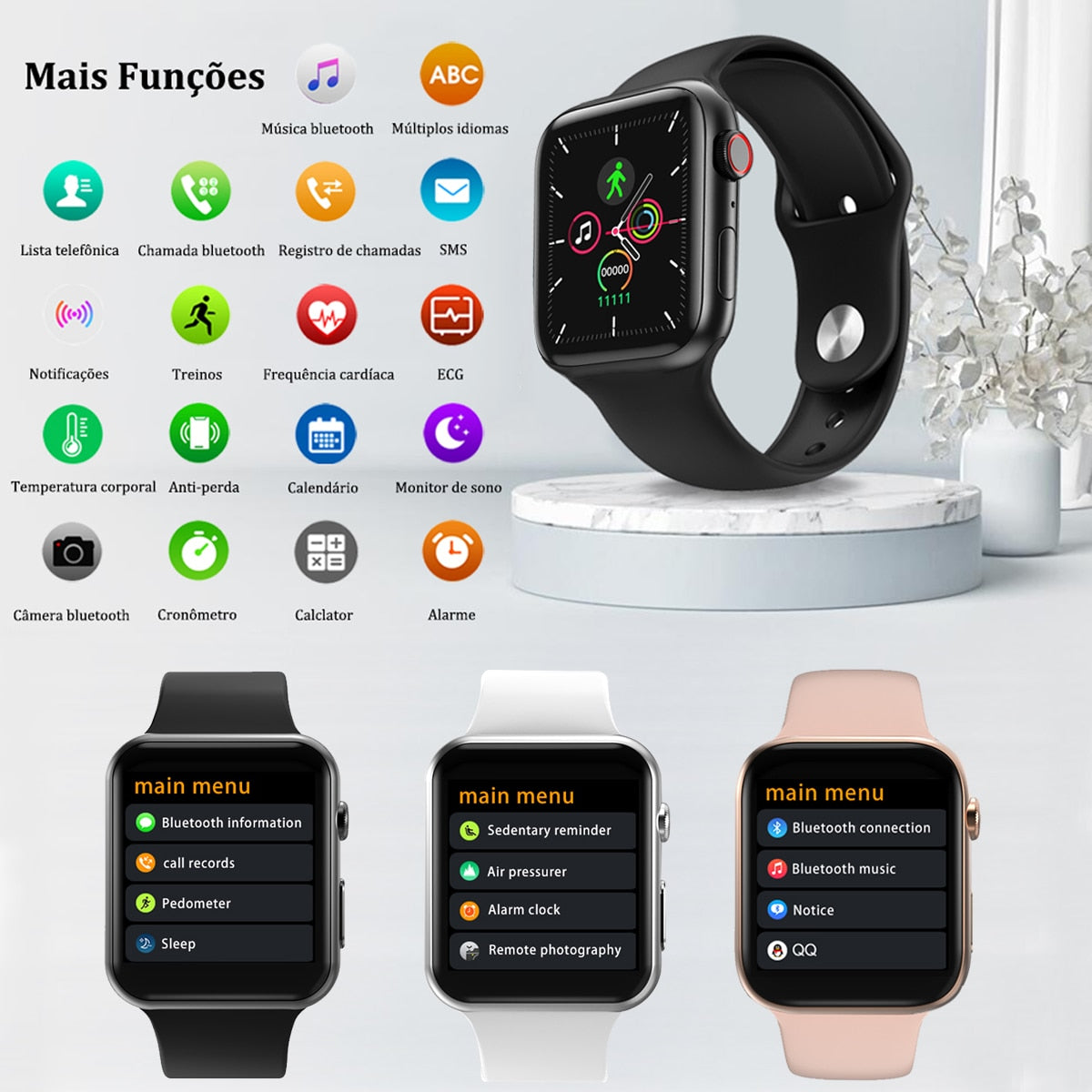 Smart Watch Men 2022 Bluetooth