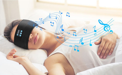 Tapa Olho De Dormir C/ Fone De Ouvido Bluetooth - Sleep Mask™